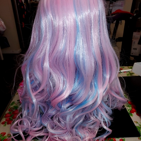 unknown Other - Cosplay wig, pastel pink and blue